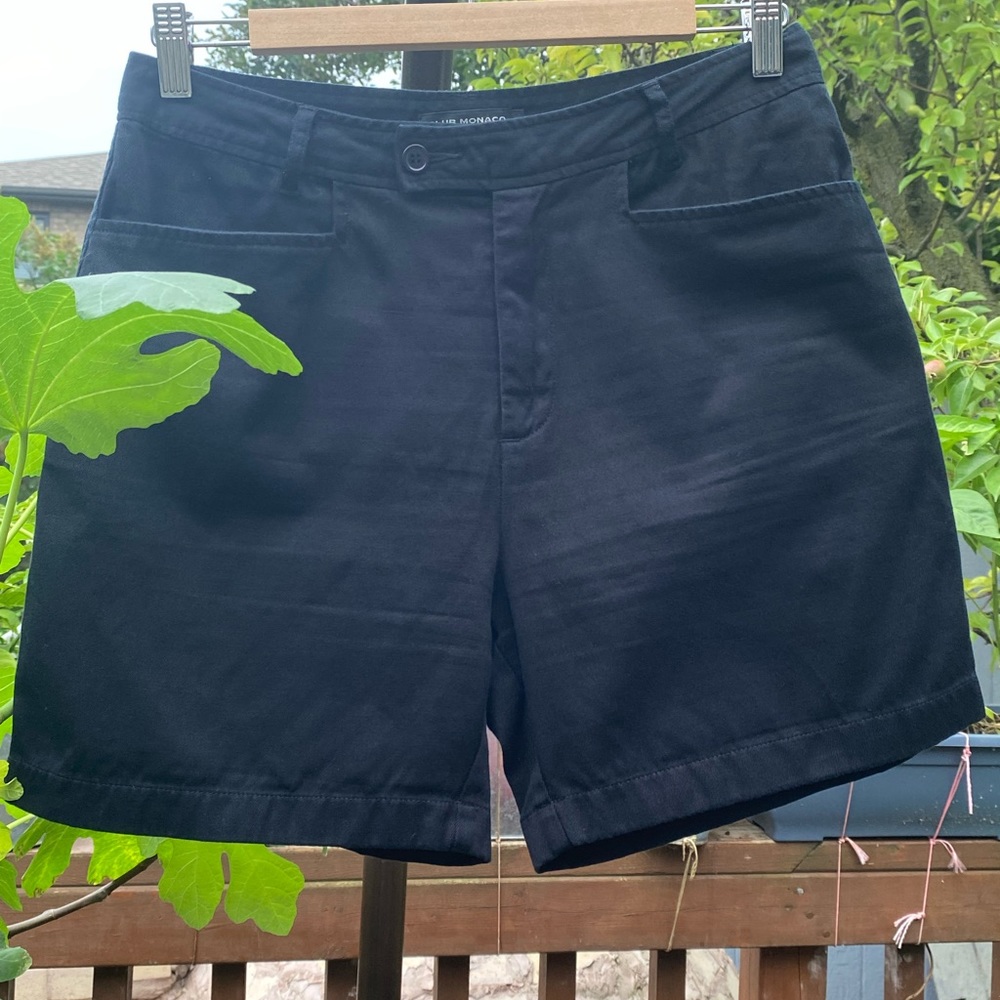 Club Monaco High Rise Cotton Shorts size 8